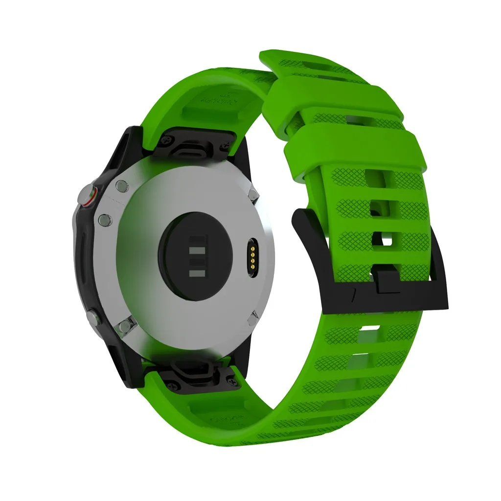 Ouhaobin Silicone Watchband 22mm For Garmin Fenix 6 Watch Quick Release Wrist Strap Bracelet Band Strap 1014#2