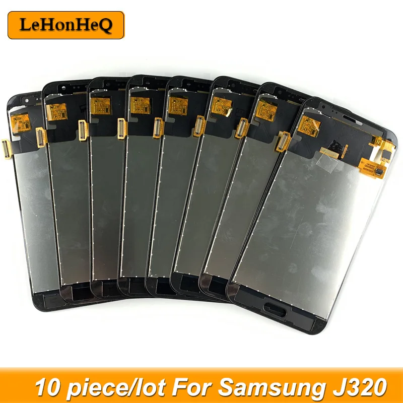 10 шт./лот J320 ЖК дисплей для Samsung Galaxy J3 2016 J320F J320M J320Y с сенсорным экраном и
