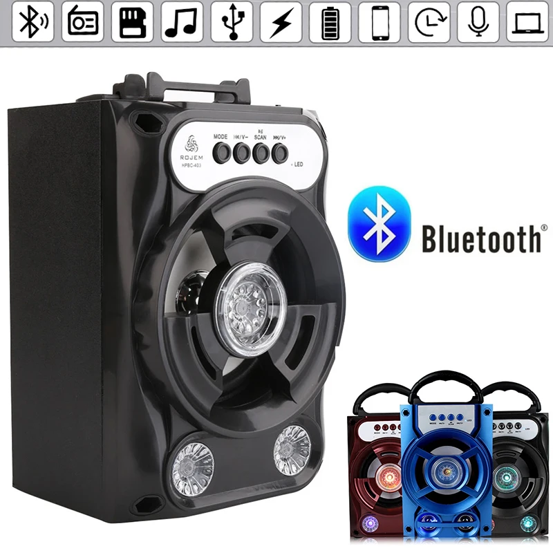 Большой размер Bluetooth динамик беспроводная звуковая система бас стерео с
