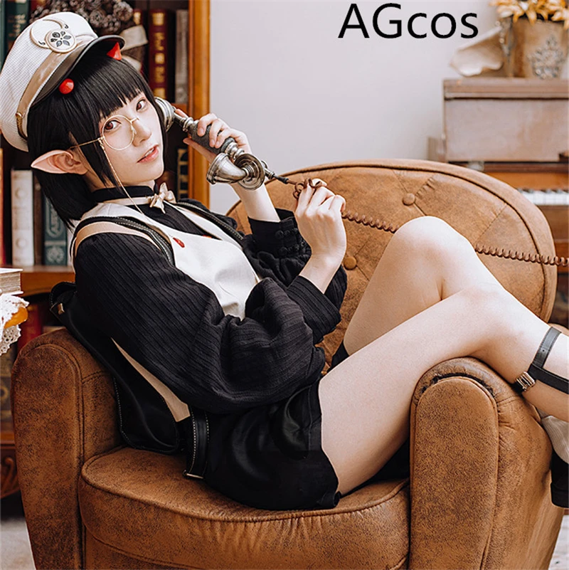

Game Onmyoji SSR Onikiri Cosplay Costume Game Woman Daily Suits Costumes Top+Skirt+Hat