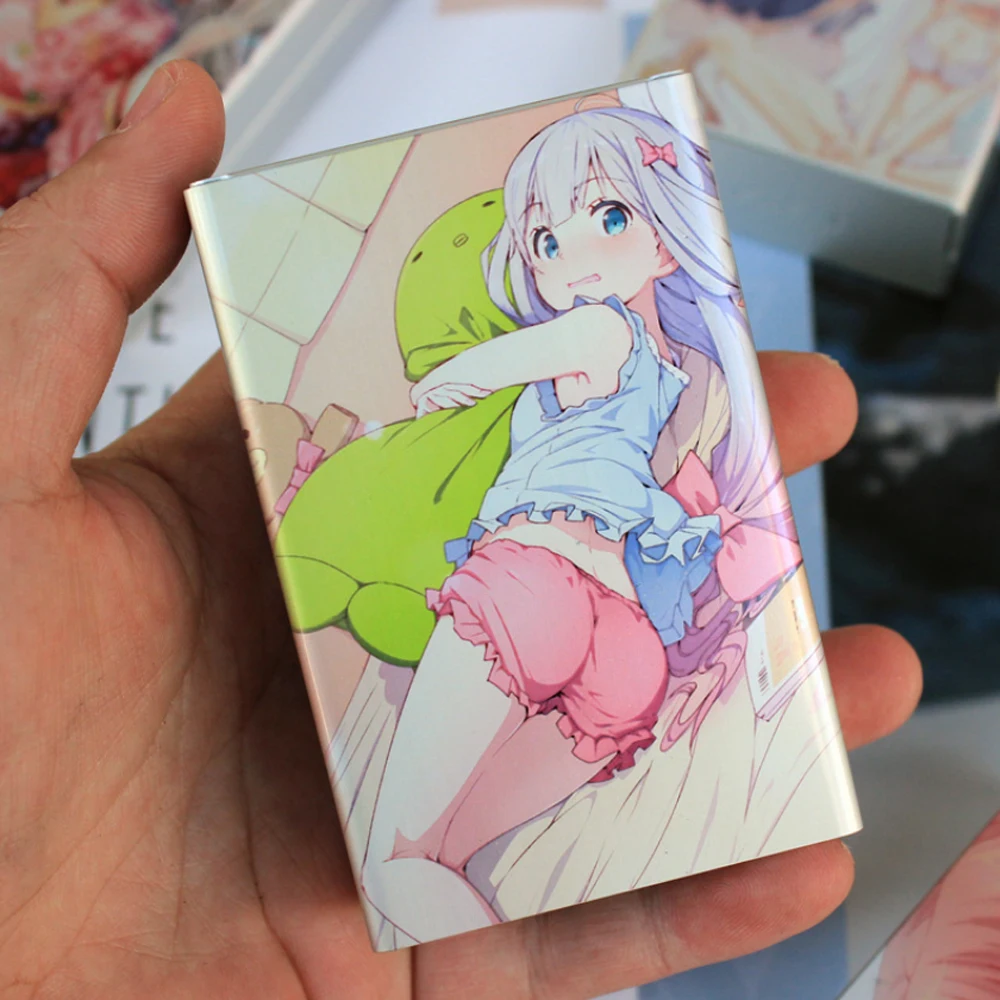 Tanie Japońskie Anime papierośnica ze stopu aluminium Sexy Cute animacja pudełko sklep