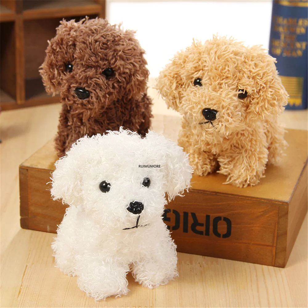 Fluffy Dog IN 3Colors Plush 10CM Approx. Stuffed Animal Keys Decoration