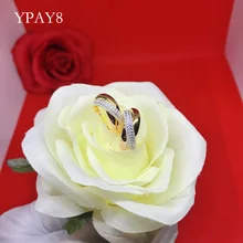 YPAY8 Роскошные модные женские 925 стерлингового серебра высокое качество триколор Милая богиня Свадебная вечеринка не аллергические серьги ювелирные изделия