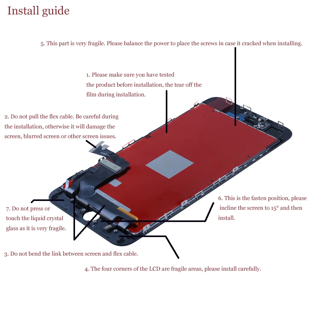 AA качество для iPhone 8 8g ЖК экран Замена дисплея Pantalla 100% Протестировано iPhone8