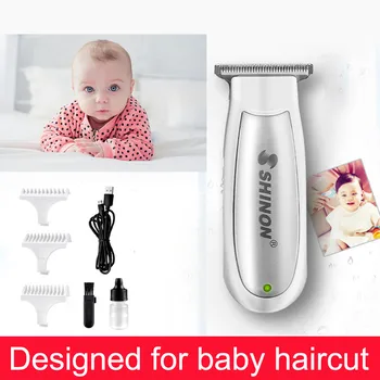 

Baby USB Hair Clipper Ultra Quiet Safe Ceramic Blade Cordless Kid SET Brillante Hair Clipper ultra-silence Design Dropshipping