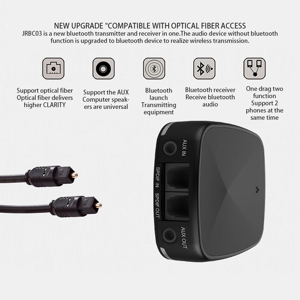 Передатчик TX& RX Bluetooth 4,2 для rca-приемника AptX LL HD 3,5 мм для разъема Aux SPDIF, беспроводной адаптер для ТВ, автомобильный аудиоприемник