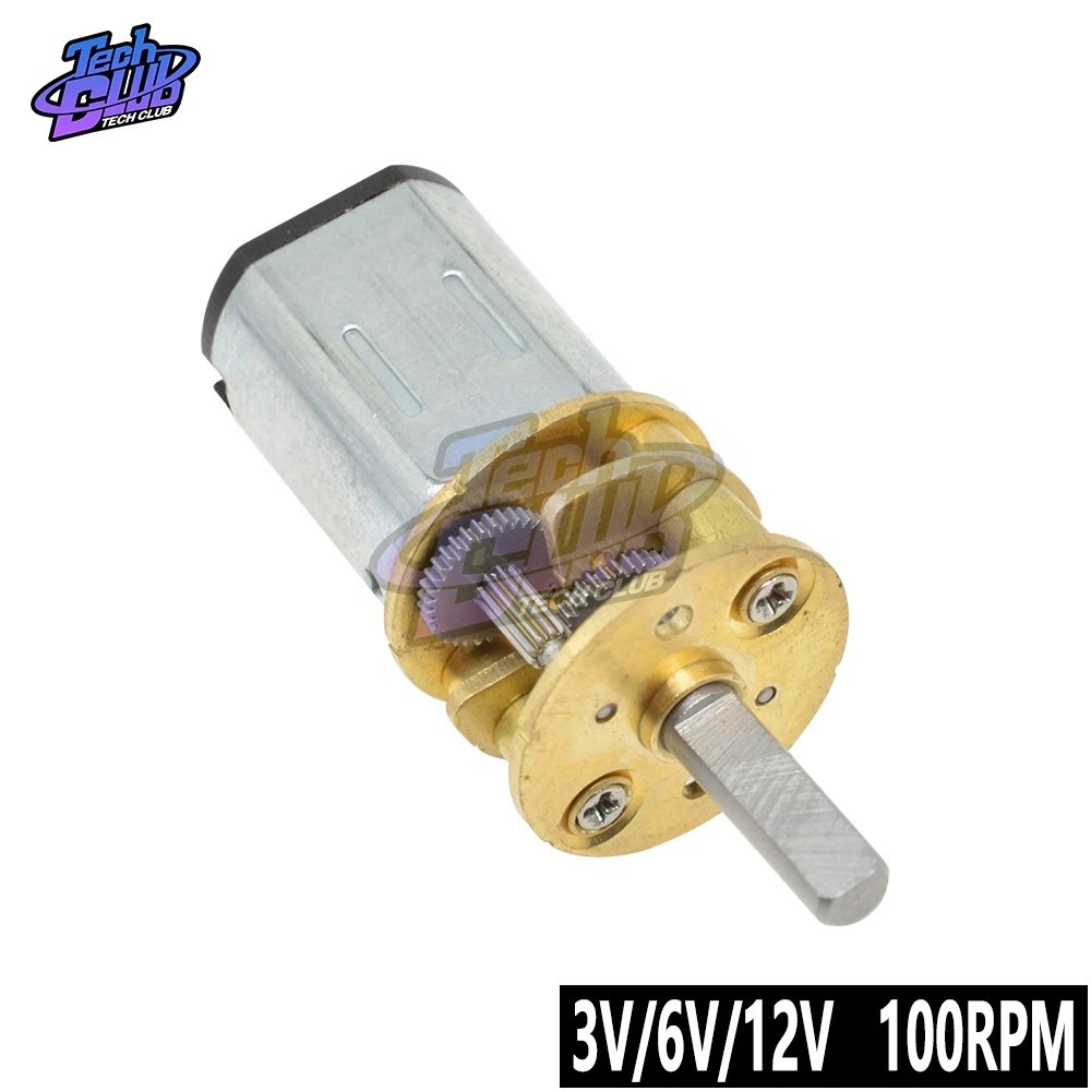 

GA13-N20 DC Motor Linear Actuator 100RPM DC 3V 6V 12V Speed Reduction Gear for Electronic Toy Deceleration Motor
