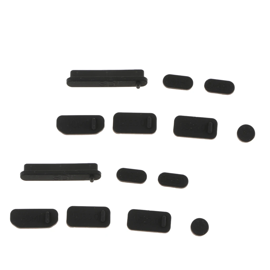 2Pack Silicone Anti-dust Stopper/Plug Set for Xiaomi Air 12.5/13.3 Pro 15.4