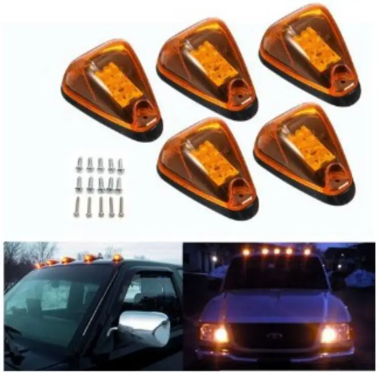 

Car Dome Light Pickup Truck Dome Light Blackened Cover Yellow Light Yellow Hood Yellow Light Roof Light