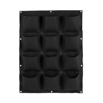 

Pocket Wall-Mounted Non-Woven Felt Planting Bag Vertical Garden Planter Hangers Outdoor Indoor Flowers Growing Container Pots