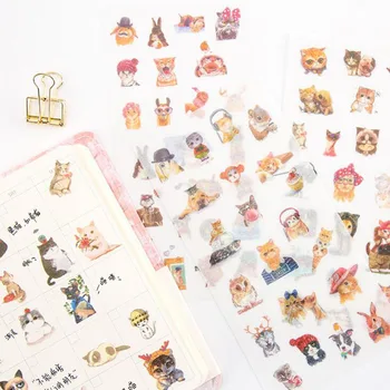 

Children's Stationery And Paper Stickers / Small Pets / Creative Decorative Hand Account Daily Diy Notes Decorative Diary Gifts