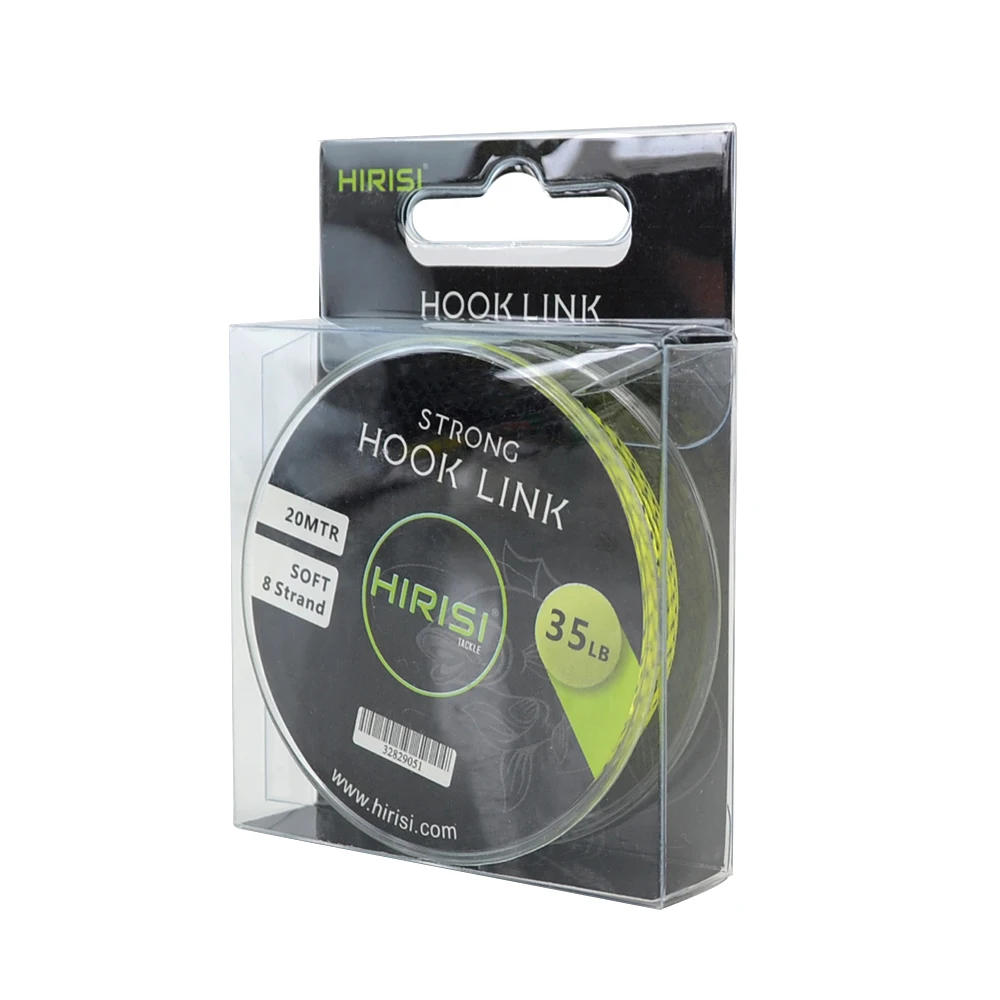 Ligne leadcore carp fishing 20m 8 brins souple pour montages hair rig et D-rig
