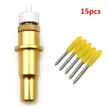 

15pcs 30 degrees Vinyl Cutter Knife Blade for US Cutter US Maker US Cutter SC2+ US Cutter Holder Housing