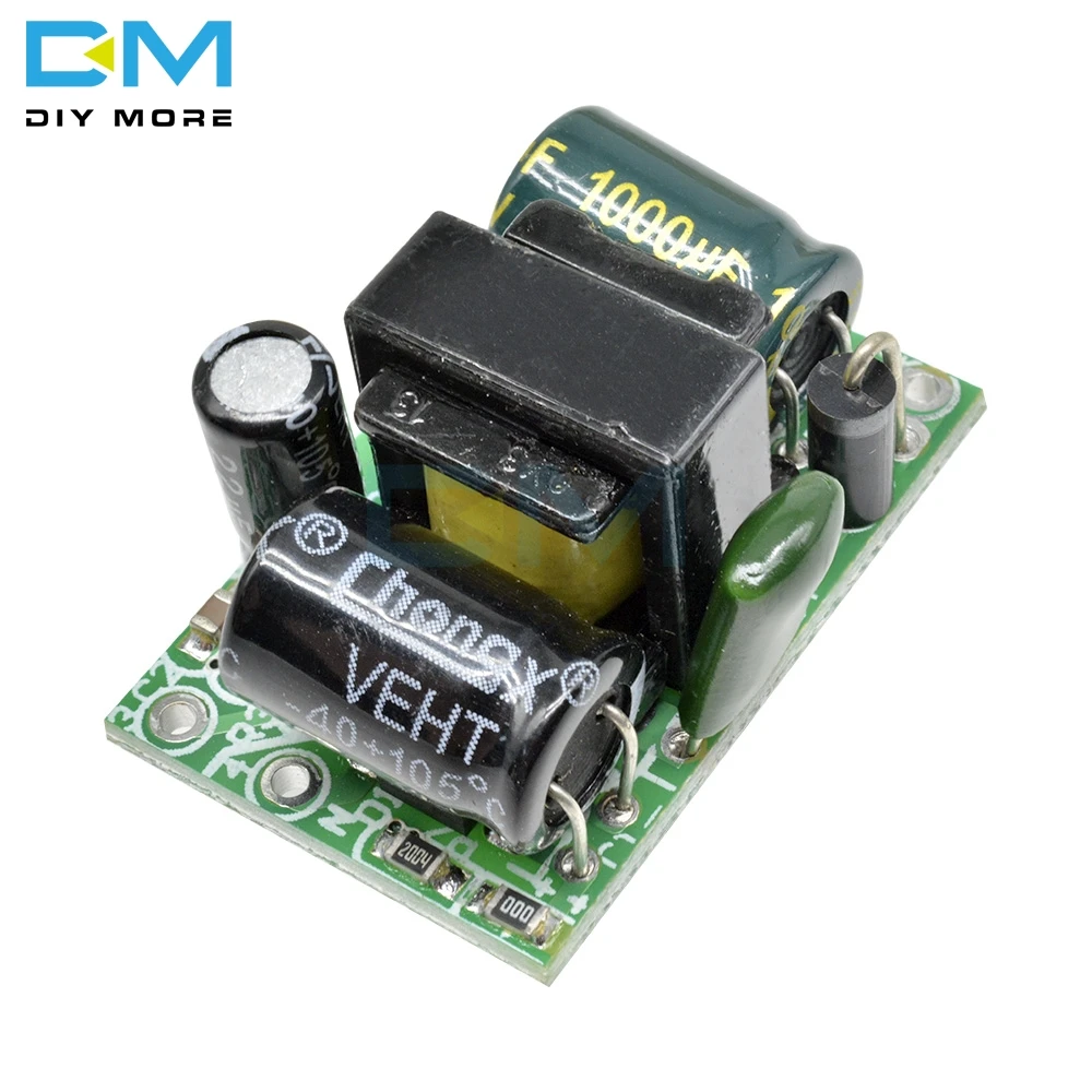 

AC-DC 5V 800mA Buck Converter Board 110V 220V to DC 5V Step Down Transformer Power Supply Module Voltage Isolation For Arduino