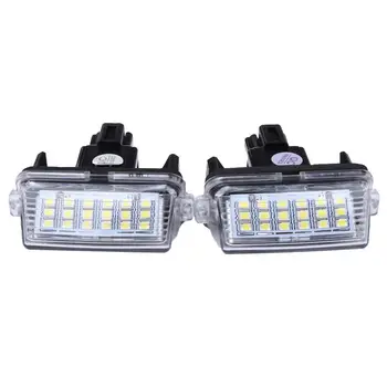 

2Pcs Car Led License Plate Light Parking Light External License Plate Light For Toyota Camry