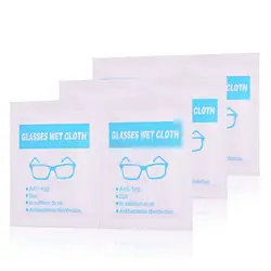 Новые продукты очки линзы влажные салфетки очки для близоруких 3D влажные салфетки для очков-OEM