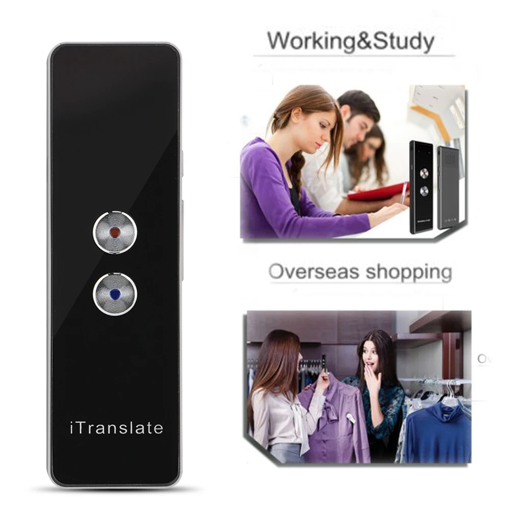 Portable Smart language translator voice instant traductor simultaneo 28 languages for Learning Travel Meeting support
Portable Smart language translator voice instant traductor simultaneo 28 languages for Learning Travel Meeting support