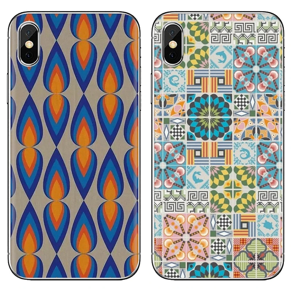 Для Sony Xperia XA Z Z1 Z2 Z3 Z5 XZ1 XZ2 compact M2 M4 M5 C4 C6 E3 T3 Custom Orla Kiely Folio тонкий силиконовый мягкий