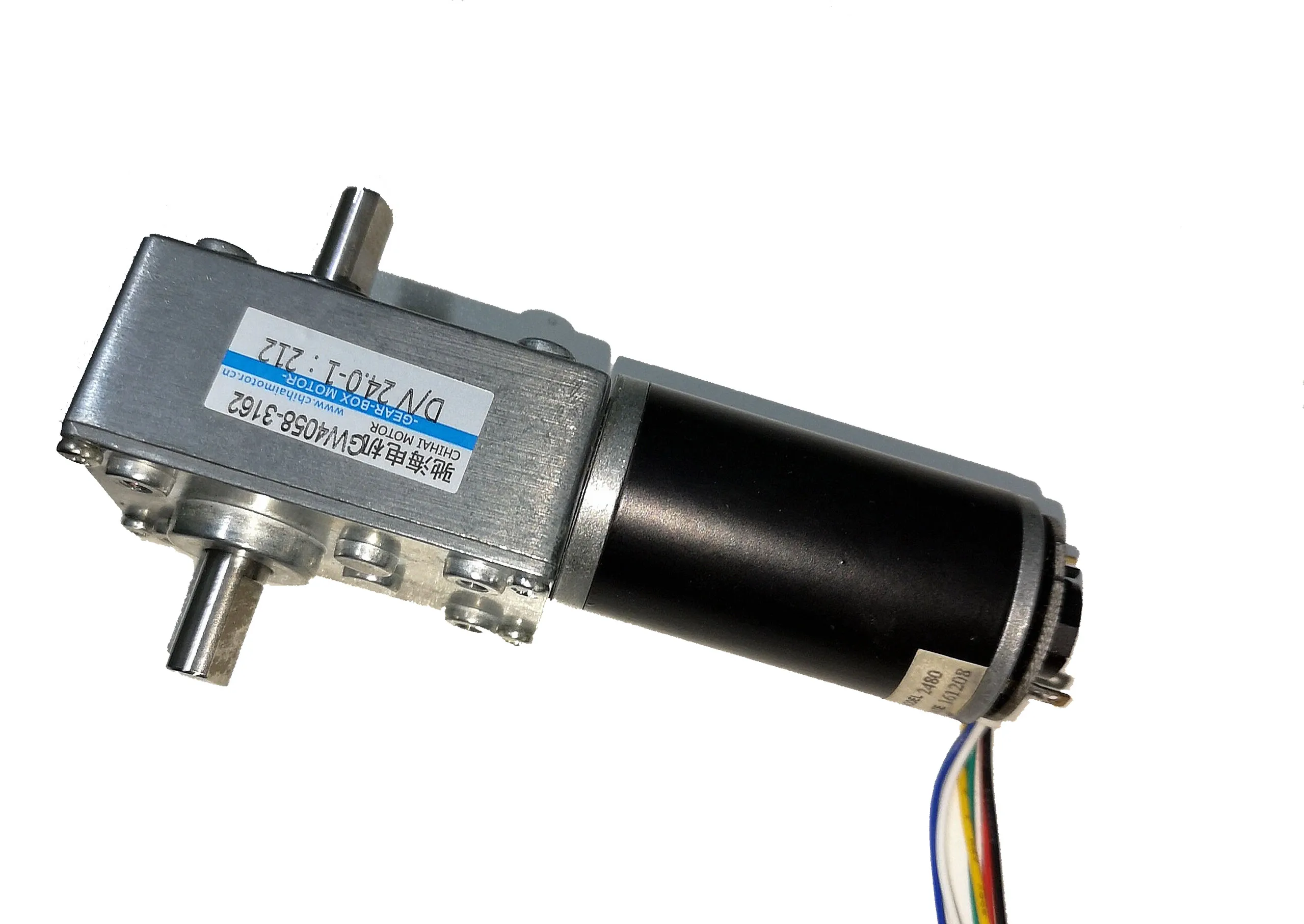 Encoder Metal Gear Motor DC 12-24V 10~600RPM with Dual Channel Encoder for Robot