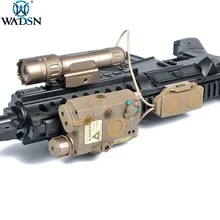 WADSN оружие Страйкбол свет WMX200 светодиодный фонарик и LA-5/An PEQ-15 Красный ИК лазер и двойной пульт дистанционного управления переключатель Тактический комплект