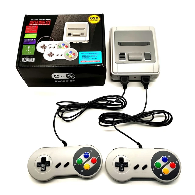 Ensemble de jeux vidéo rétro super classiques pour enfants, mini lecteur de  jeu 8 bits, 2 manettes de jeu, HD, AV, famille, cadeau - AliExpress