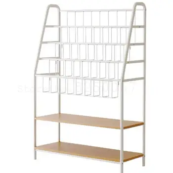 

Contracted Be Born Bookcase Household Iron Shelf Multifunctional Shelf In Books Is Received
