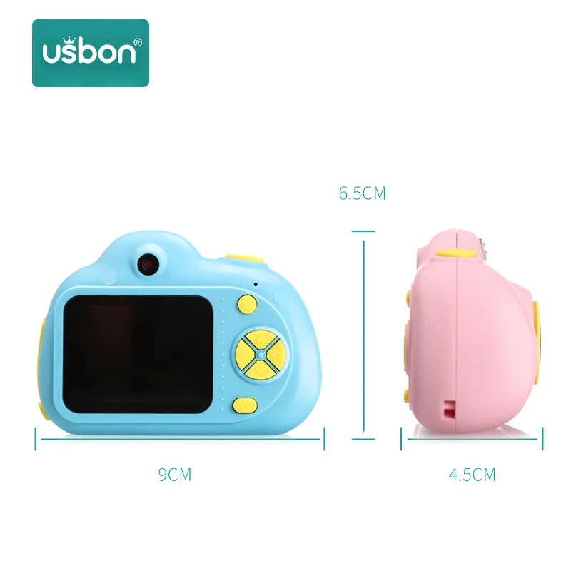  Usbon Child Kids Camera Digital Toy Gift 18 Million Pixel 2-inch LCD HD Mini Learning Education Pho