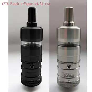 

Flash e-Vapor V4.5S+ RTA 316SS 23mm RTA Rebuildable Tank Atomizer for Electronic Cigarette Vaporizer Vape Mod vs Penodat rta