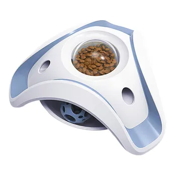 

Pet Automatic Leaking Food Toy Puzzle Interactive Cat Playing Healthy Non-toxic Safe Toy With Rotated Bell Ball