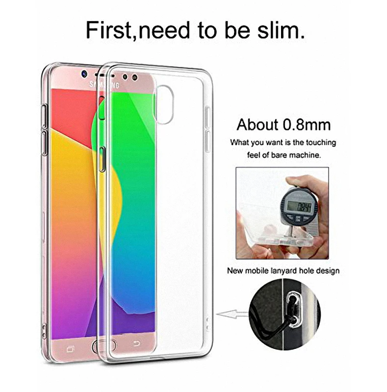 360 защитные задние Чехлы для Samsung Galaxy J7 2017 европейская версия Прозрачная мягкая