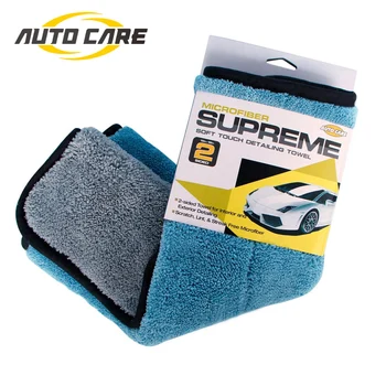 

1pc 800gsm 45x38cm Microfibre Detailing Wax Polishing Super Thick Plush Towel Microfiber Cleaning Cloth Absorption For Car Home