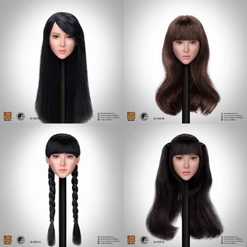 

i8TOYS I8-H001 1/6 exquisite and cute hair transplant female head carving for 12-inch female dolls in stock