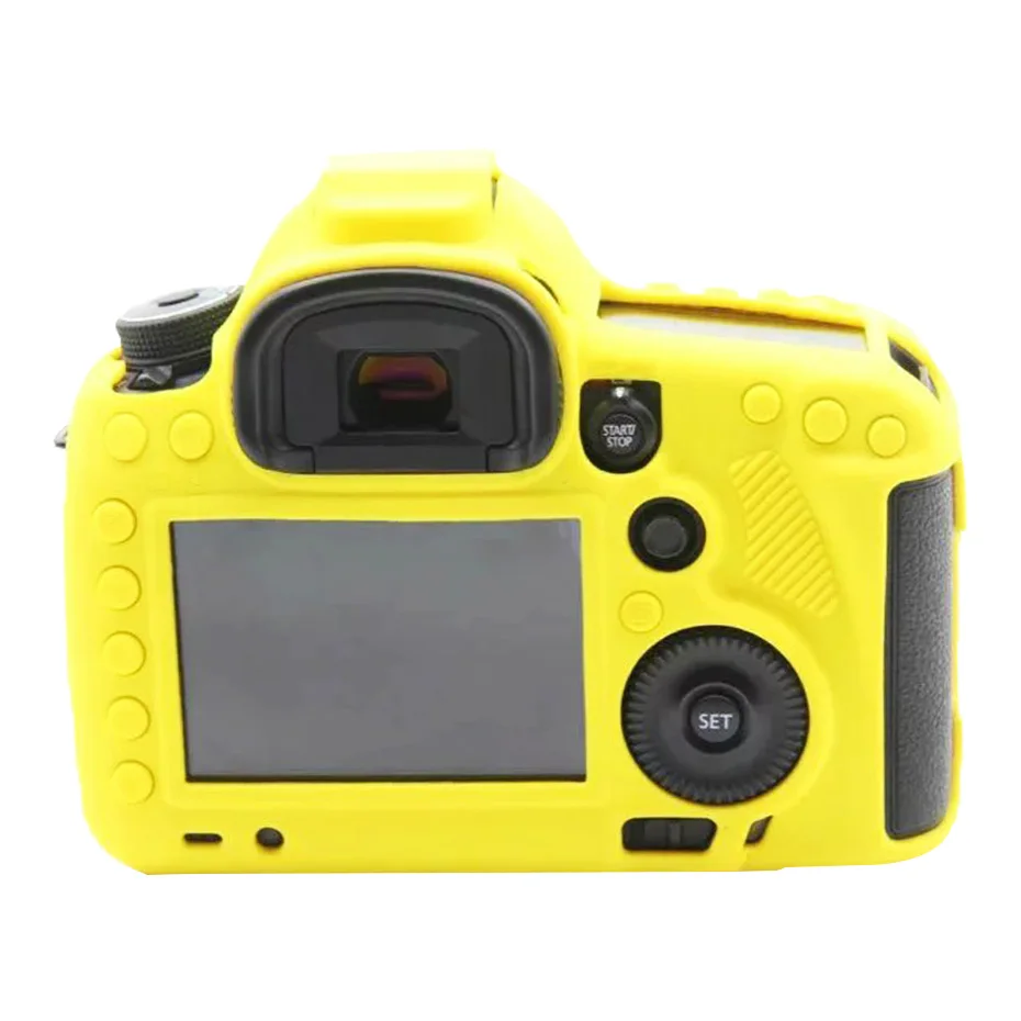 Для Canon EOS 5D Mark III IV сумки для камеры цвет резиновый чехол Мягкие силиконовые чехлы для Canon 5D3 5D4 защитный чехол Аксессуары