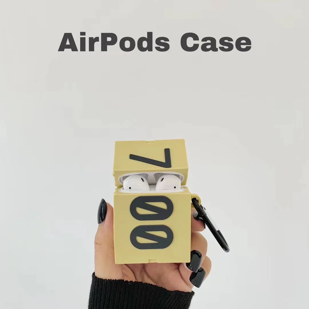 Luxury shoes BOOST 350 700 Kanye Omari West Square silicone For iPhone Case AirPods 1 2 Wireless bluetooth headset Cover | Электроника