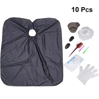 

1 Set Hair Dye Tools Set DIY Hair Dye Kits Hairdressing Bowl Cappa Cap Hairpin Brush Comb Glove For Home Salon