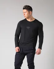 

Men's Spring and Autumn Sports Pullover Undershirt Milk Silk Running Fitness Long Sleeve