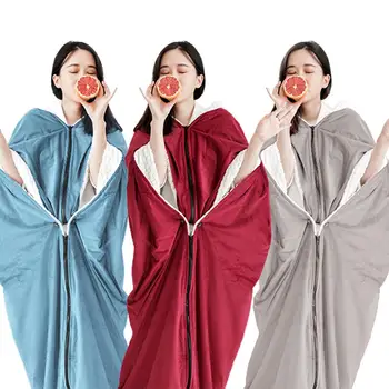 

Multi-purpose Lazy Blanket, Wearable Lazy Clothes, Wearable, Drape, Cover, Pave, Thick Double-layer Blanket, Blanket