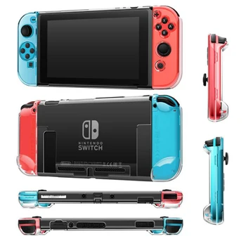 

Clear PC Hard Case Protective Cover Shell for Nintend Switch Console Joy-Con Controller Crystal Transparent Full Body Protector