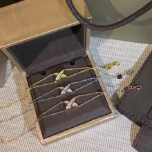 Высокое качество х крестообразный браслет фирменный дизайн дамская мода ювелирные изделия подарок на день рождения