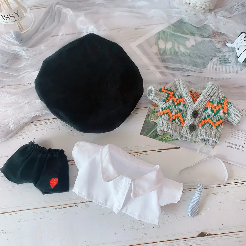 Свитер пальто белая рубашка галстук Одежда Брюки 20 см костюм детская одежда exo