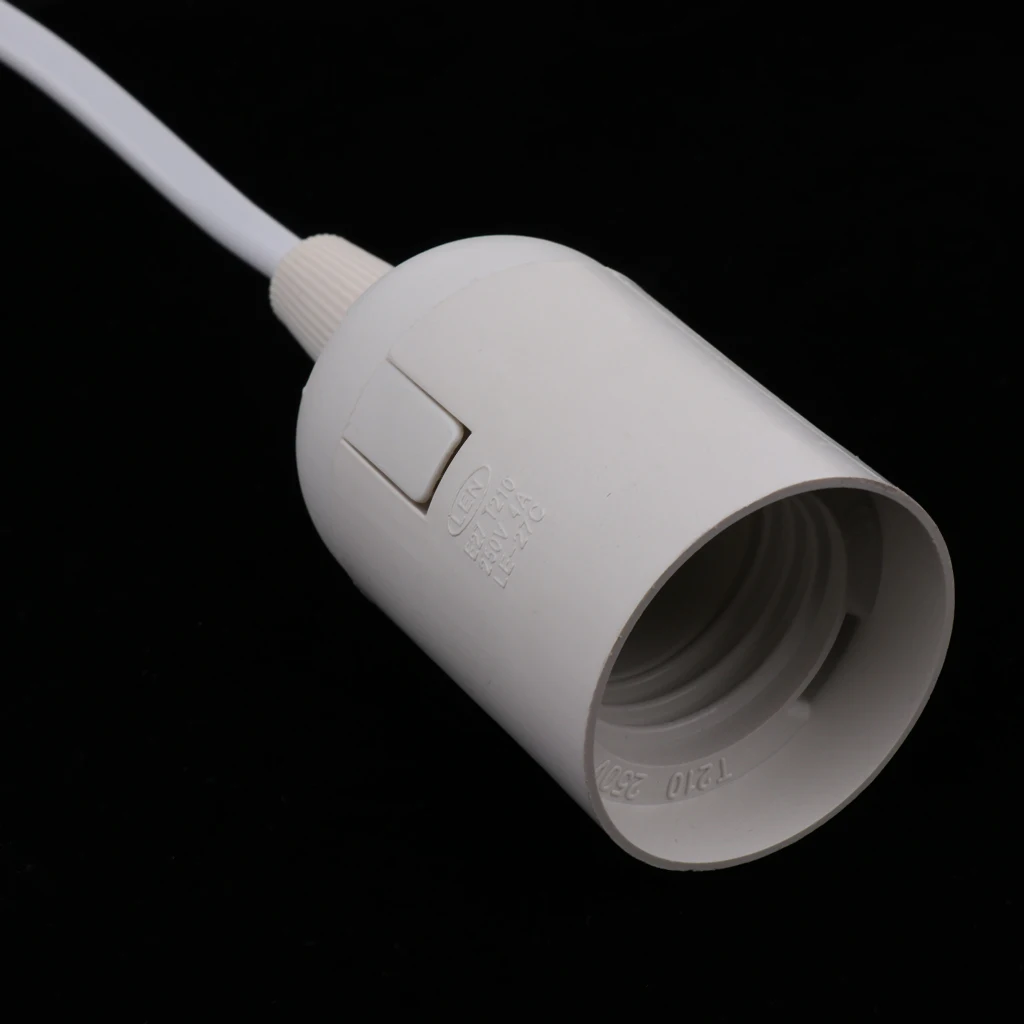 

Cable Plug in Pendant Light Fitting with On/Off Switch E27 Holder UK