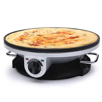 

220V Non-stick Electric Crepe Maker Machine Pancake Pot Chinese Spring Roll Food Maker Machine Chinese Hamburger EU/AU/UK/US