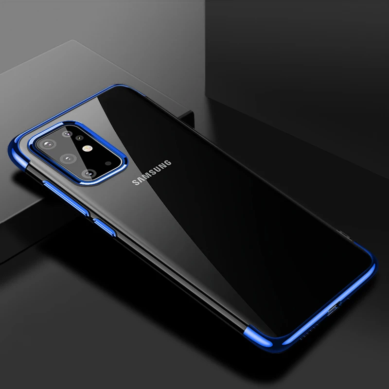 Роскошный мягкий чехол с лазерным покрытием для Samsung Galaxy Note 20 Ultra S20 Plus A51 A71 S10 S9