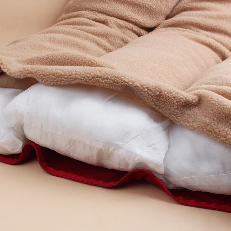 Зимний кашемировый коврик для собак из овечьей шерсти, матfor для средних/больших собак, утолщенное удобное и дышащее одеяло для собак, моющаяся подушка для домашних животных