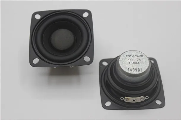 2pcs Special offer high performance fever 2 inch full range HIFI stereo speaker / midrange clear bass powerful 4 ohm 10W