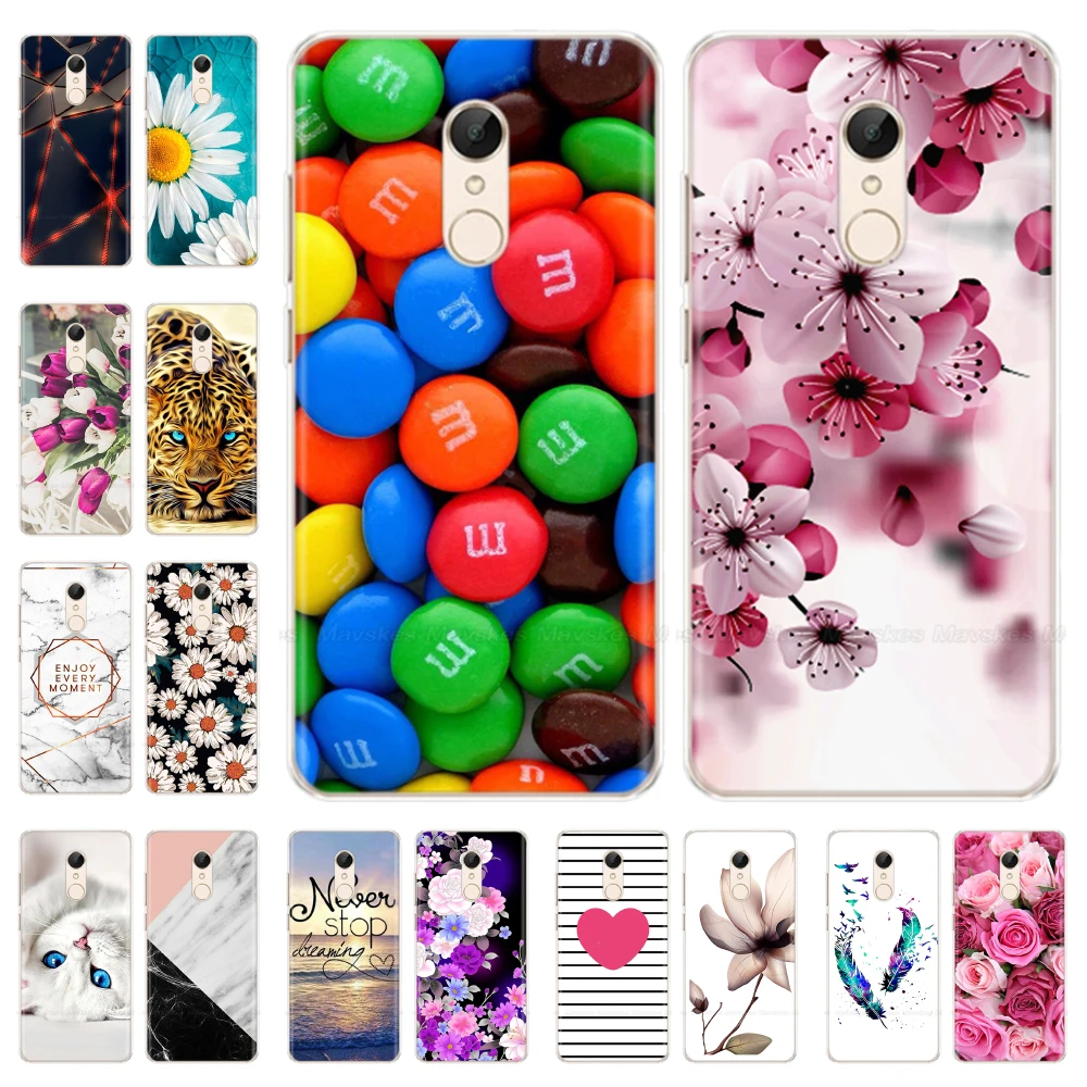 

for Xiaomi Redmi 5 Case on Phone Case Redmi 5 Plus Silicone Case for Funda Xiomi Xiaomi Redmi 5 plus 5 Capas Redmi5 Cover Bumper