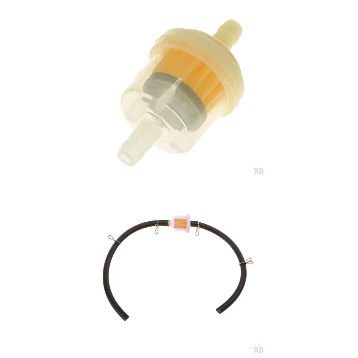 MagiDeal 10X 47 49cc Mini Gas Hose Line Fuel Filter Kit for Dirt Pocket Bike