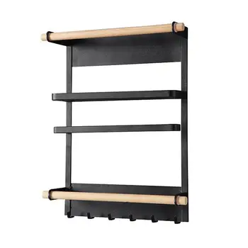 

Multi-layer Folding Refrigerator Shelf Used In Home Kitchen Storage Rack Finishing Rack Magnetic Hanging Spice Rack Towel Rack