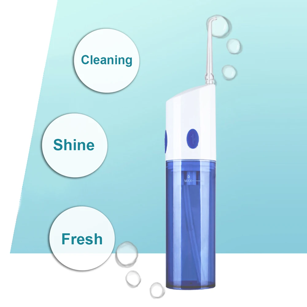 

Azdent Oral Irrigator Dental Water Jet Floss Pick Teeth Cleaning Flusher Air Powered