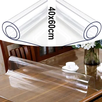 

Transparent desk mat protector desk mat PVC for home office 40 x 60cm waterproof